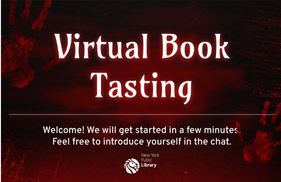 Virtual Book Tasting at NYPL