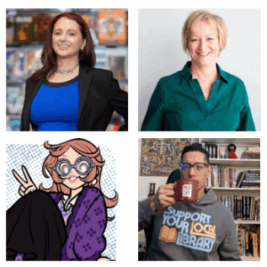 LibraryCon Live webinar panelists & moderator